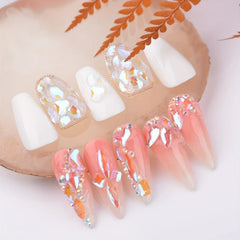 150pcs Aurora Nail Art Rhinestones Crystal Gemstone for DIY or Salons
