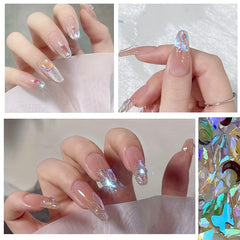 150pcs Aurora Nail Art Rhinestones Crystal Gemstone for DIY or Salons