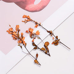 5pcs Nail Art Dried Flowers 3D Natural Dry Petals Leaves Decoration