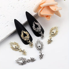 10pcs Nail Charms Rhinestones Pearl Manicure Accessories 3D Nail Decoration