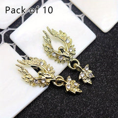 10pcs Nail Charms Rhinestones Pearl Manicure Accessories 3D Nail Decoration