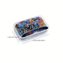 10 Sheets Flower Leopard Print Nail Foil Transfer Stickers