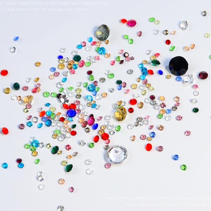Crystal Nail Beads for Manicure Mini Beads Nail Art Accessories