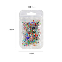 Crystal Nail Beads for Manicure Mini Beads Nail Art Accessories