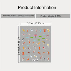 5D Embossed Nail Art Stickers Decals for Nails