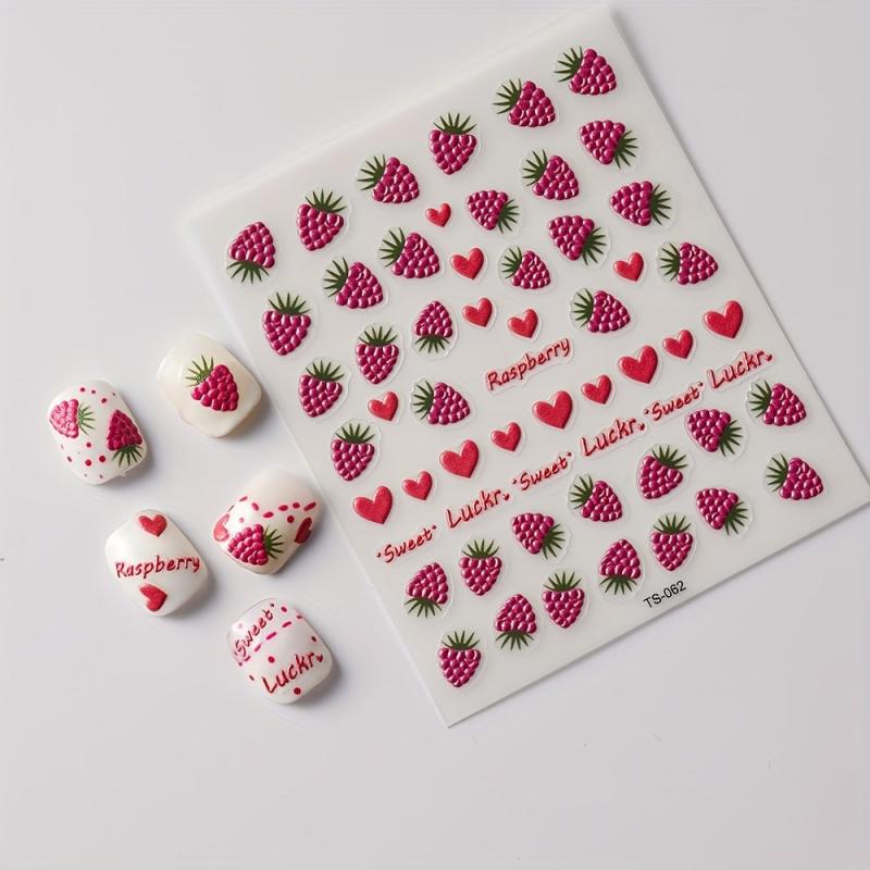 5D Embossed Nail Art Stickers Decals for Nails