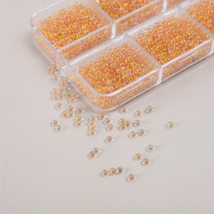 Aurora Glass Nail Art Bead Caviar Mini Bubble Bead