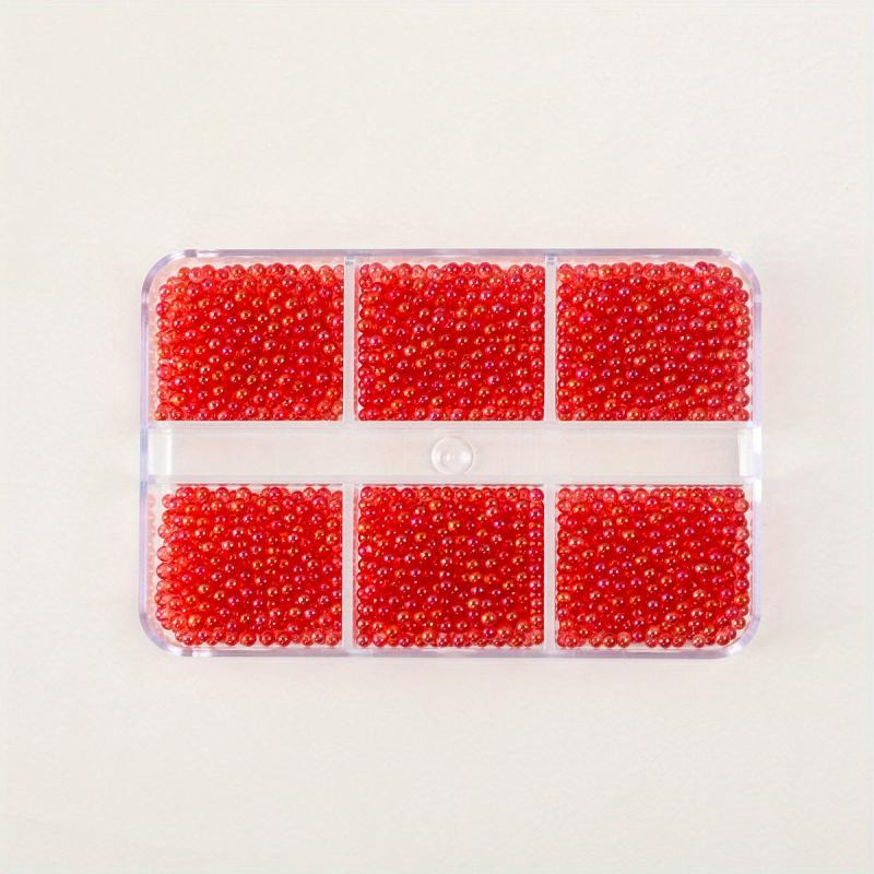 Aurora Glass Nail Art Bead Caviar Mini Bubble Bead