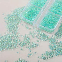 Aurora Glass Nail Art Bead Caviar Mini Bubble Bead