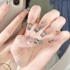 60 Pcs Flat Back Crystal Rhinestones Transparent Glass Gems Nail Art Rhinestones