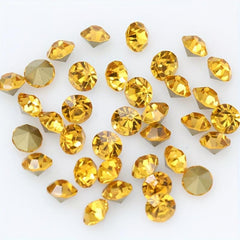 Golden Glass Rhinestone 1440pcs Nail Crystal Stone Strass Glitters