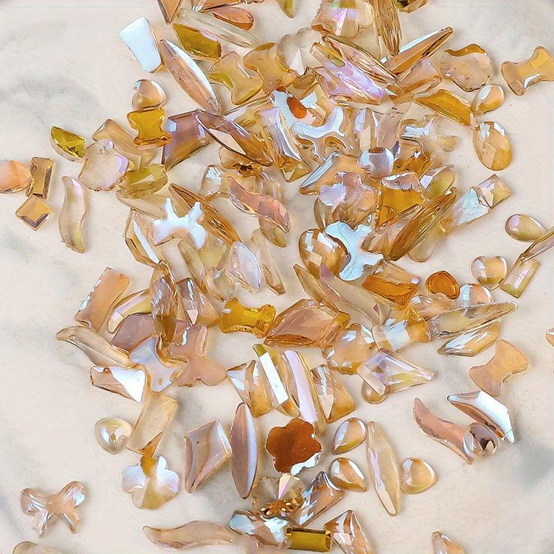 3D Nail Art Aurora Rhinestones Shapes Mixed Nail Crystal Crafts