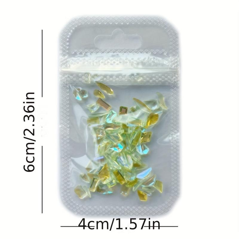 3D Nail Art Aurora Rhinestones Shapes Mixed Nail Crystal Crafts