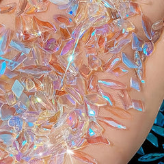 3D Nail Art Aurora Rhinestones Shapes Mixed Nail Crystal Crafts