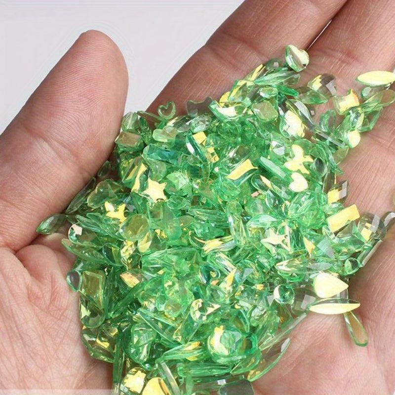 3D Nail Art Aurora Rhinestones Shapes Mixed Nail Crystal Crafts