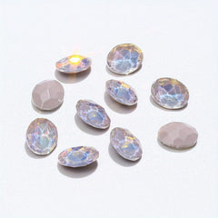 10pcs Rhinestone Nail Art for Home and Salon Use Mocha Pink Moonlight Colors