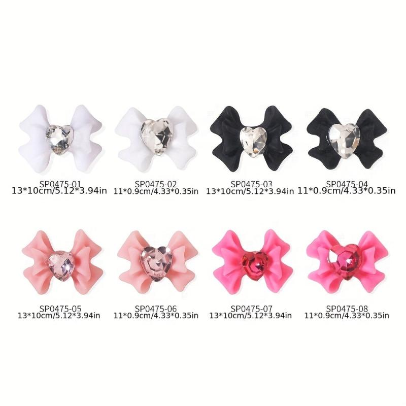 3D Colorful Butterfly Nail Charms Resin Nail Jewels Nail Art Gems