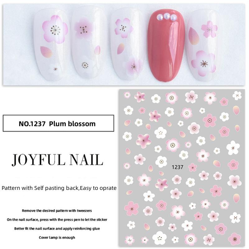 Summer Daisy Fruits Florals Petals Flowers Nail Stickers
