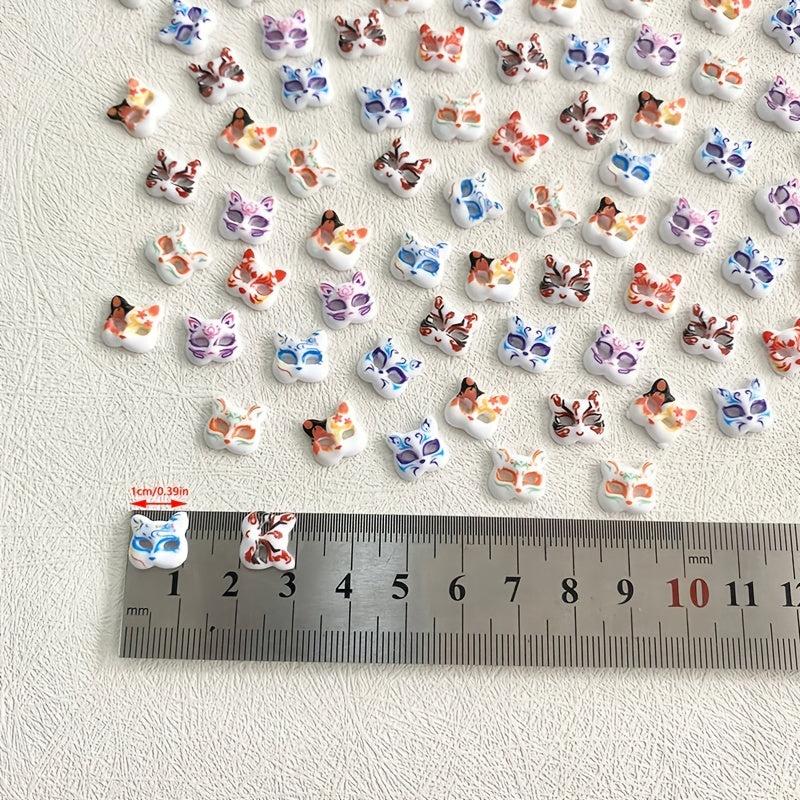Cat Mask Nail Art Charms - Nail Art Accessories