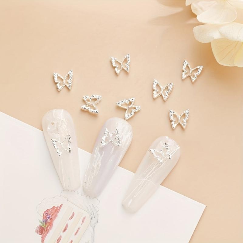 3D Alloy Butterfly Nail Art Charms Nail Art Accessories