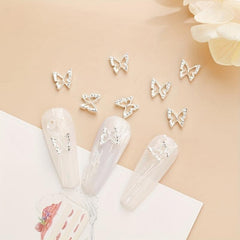 3D Alloy Butterfly Nail Art Charms Nail Art Accessories