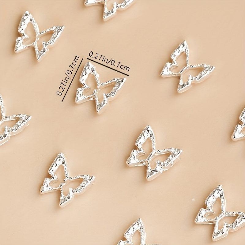 3D Alloy Butterfly Nail Art Charms Nail Art Accessories