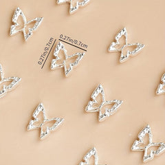 3D Alloy Butterfly Nail Art Charms Nail Art Accessories