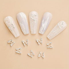 3D Alloy Butterfly Nail Art Charms Nail Art Accessories