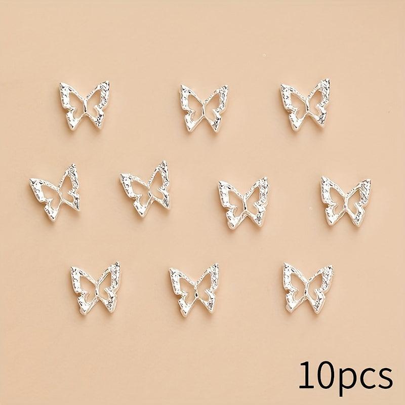 3D Alloy Butterfly Nail Art Charms Nail Art Accessories