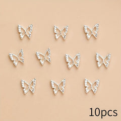 3D Alloy Butterfly Nail Art Charms Nail Art Accessories
