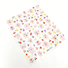 Smile Nail Art 3D Stickers Nail Decals For Nails - DIY Nail Art