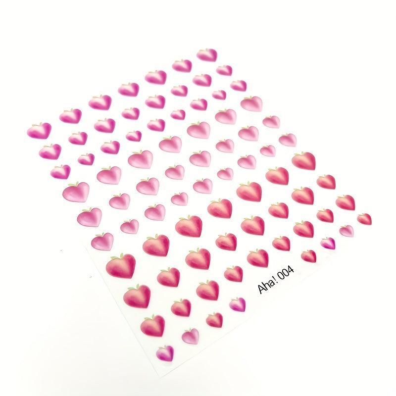 Smile Nail Art 3D Stickers Nail Decals For Nails - DIY Nail Art