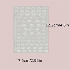 Bohemia Nail Art Stickers Self Adhesive Decals with Totem and Tilling Designs