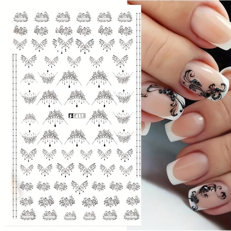 Bohemia Nail Art Stickers Self Adhesive Decals with Totem and Tilling Designs