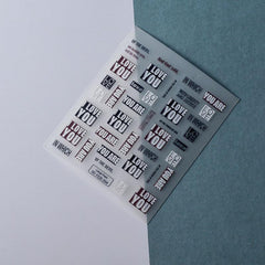 5D Embossed Nail Stickers I LOVE YOU Nail Decals DIY Nail Art Accessories
