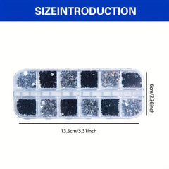 3D Flat Back Nail Art Rhinestones Crystal Gemstones