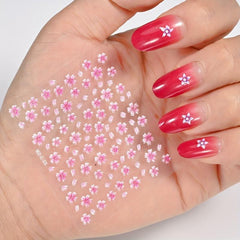 30 Blossom Flower Nail Art Stickers for Manicure DIY