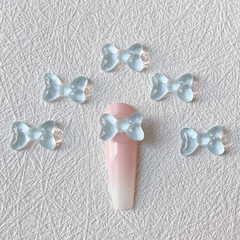 Aurora Bowknot Nail Charms 3D Nail Art Decoration 20 Pcs