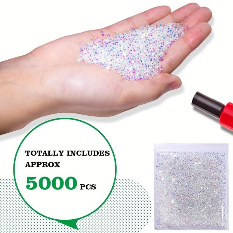 Flat Bottom Rhinestones for DIY Crafts - 1440 Pcs