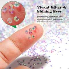 Flat Bottom Rhinestones for DIY Crafts - 1440 Pcs