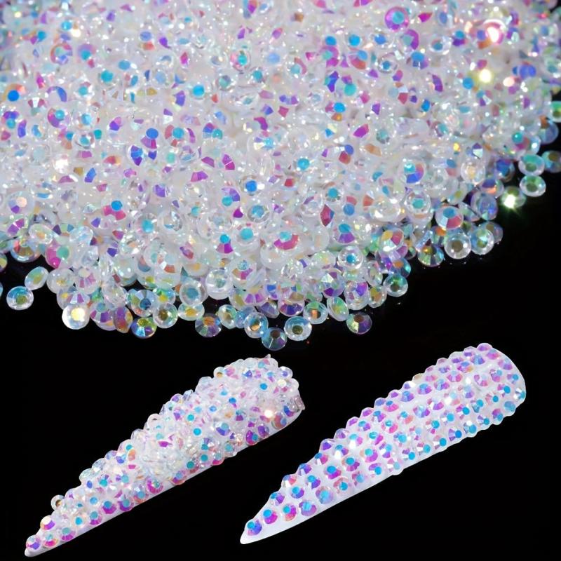 Flat Bottom Rhinestones for DIY Crafts - 1440 Pcs