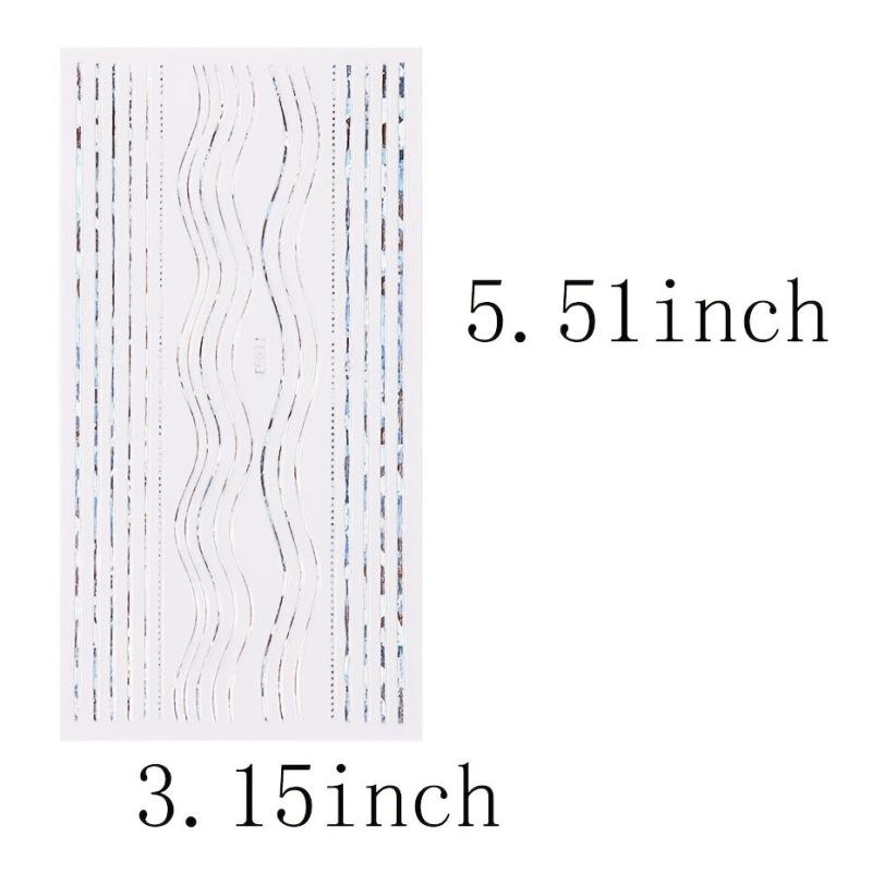 Rose Metallic Nail Striping Tape for DIY Nail Art - Self Adhesive Nail Decals