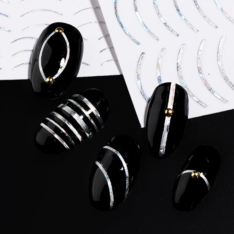 Rose Metallic Nail Striping Tape for DIY Nail Art - Self Adhesive Nail Decals