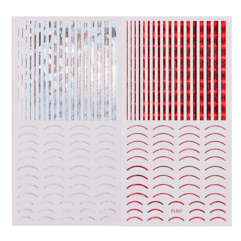 Rose Metallic Nail Striping Tape for DIY Nail Art - Self Adhesive Nail Decals