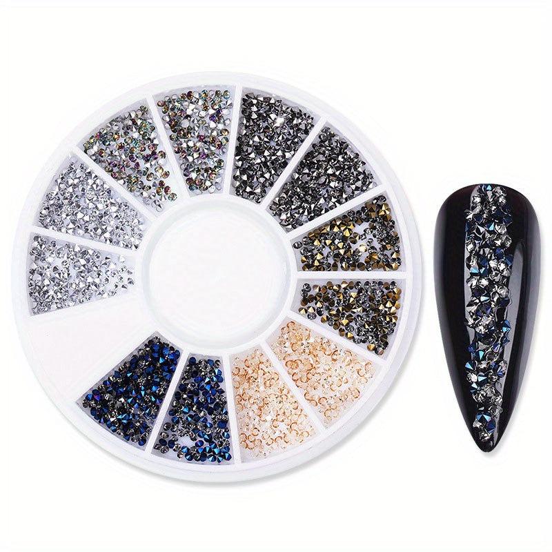 1box Sparkling Rhinestone Nail Art Charms for DIY Crafts