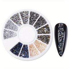 1box Sparkling Rhinestone Nail Art Charms for DIY Crafts