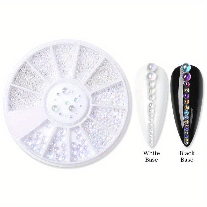 1box Sparkling Rhinestone Nail Art Charms for DIY Crafts