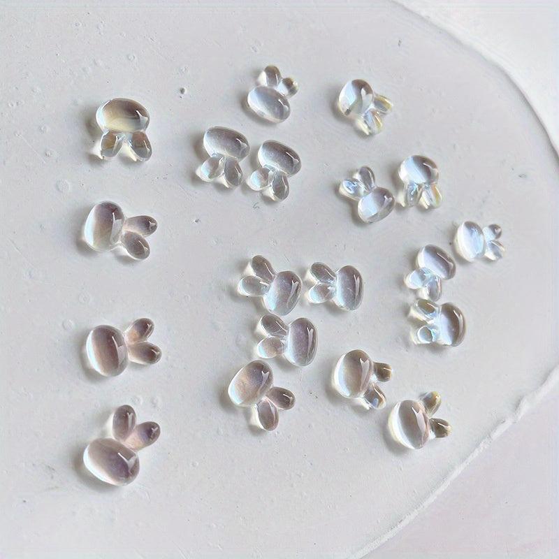 Easter Jelly Bunny Nail Charms 3D Decor