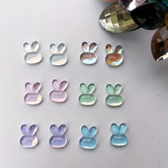 Easter Jelly Bunny Nail Charms 3D Decor