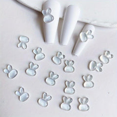 Easter Jelly Bunny Nail Charms 3D Decor